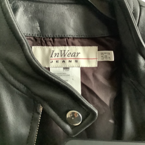 Vegan leather jacket moto jacket - Picture 6 of 8